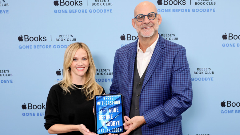 Harlan Coben and Reese Witherspoon at the Gone Before Goodbye launch