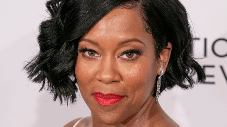 Regina King posing