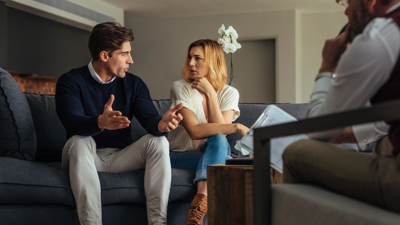 Couple in therapy