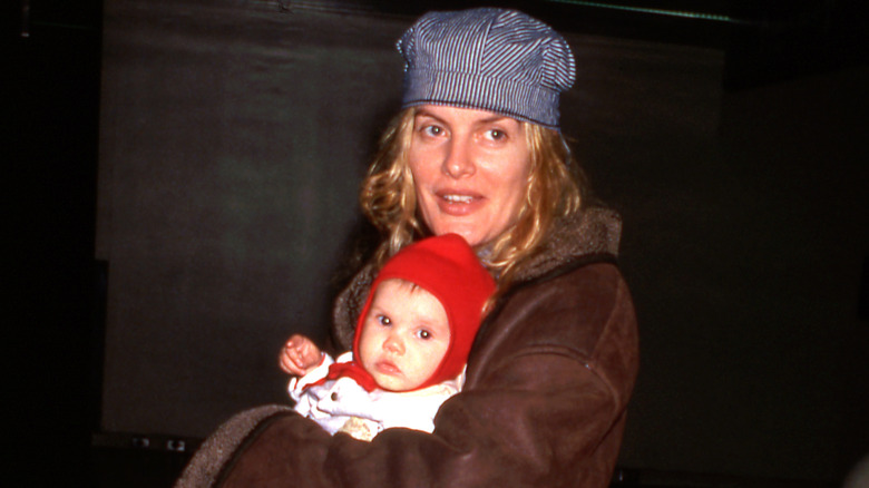 Rene Russo with baby Rose