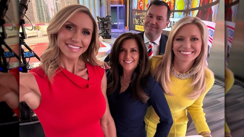 Lara Trump, Rachel Campos-Duffy, Joe Concha, and Ainsley Earhardt pose together (2025)