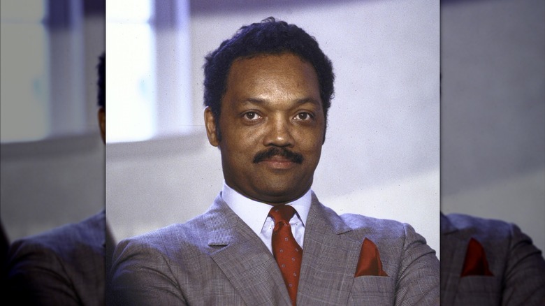 Jesse Jackson during a presidential run