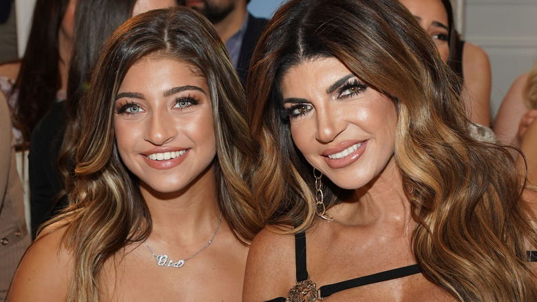 Gia Giudice and Teresa Giudice smile
