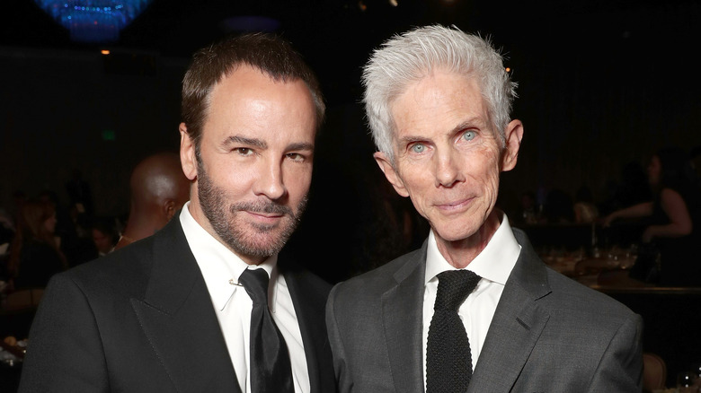 Tom Ford & Richard Buckley smiling 