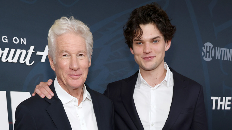 Richard and Homer Gere smiling
