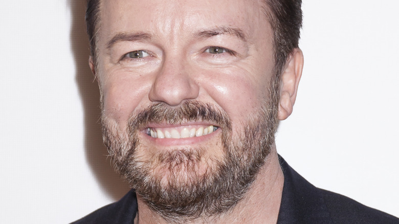 Ricky Gervais smiling 