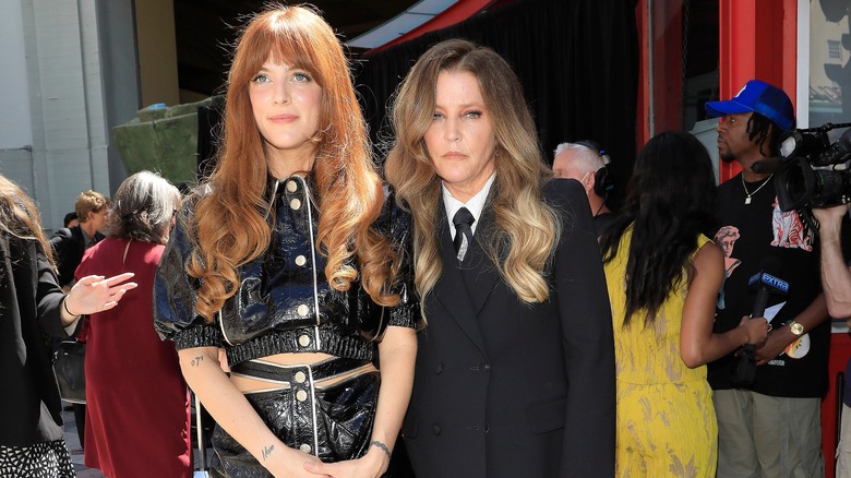 Riley Keough and Lisa Marie 