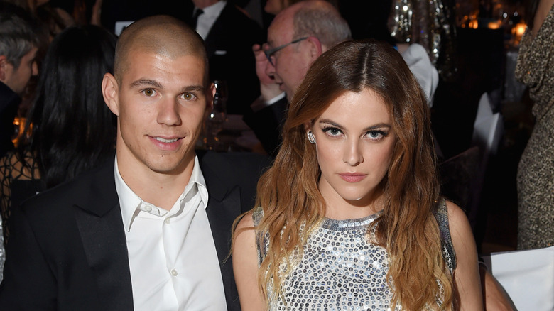Ben Smith-Petersen and Riley Keough at ball