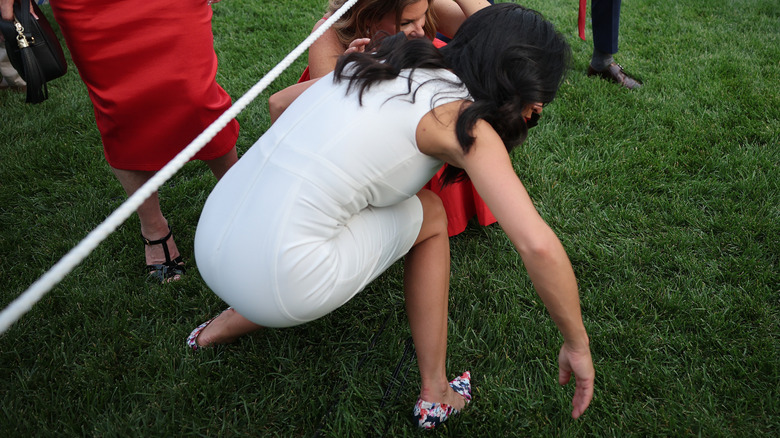 Lauren Boebert bending over