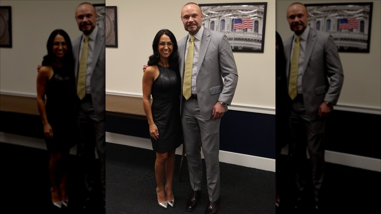 Lauren Boebert and Dan Bongino smiling