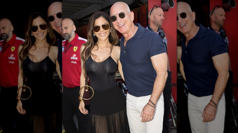 Lauren Sánchez and Jeff Bezos attend the F1 Grand Prix Of Monaco on May 25, 2025 in Monte-Carlo, Monaco (2025)