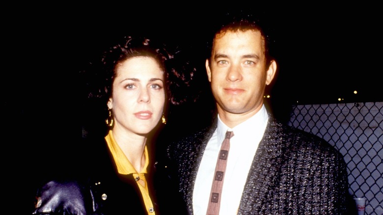 Tom Hanks and Rita Wilson in 1981