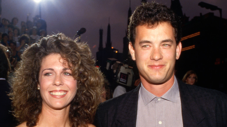 Rita Wilson and Tom Hanks in 1987