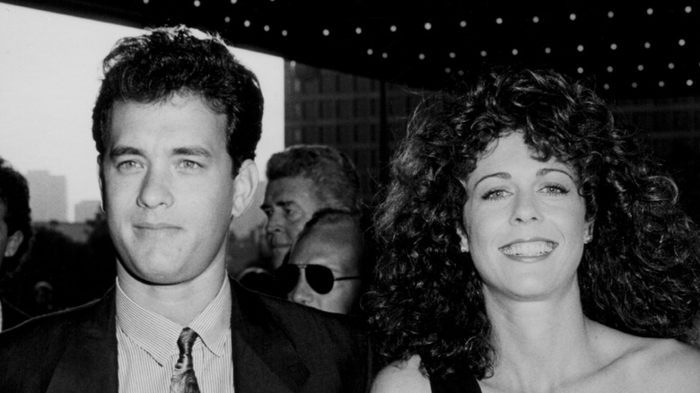 Rita Wilson and Tom Hanks in September 1986