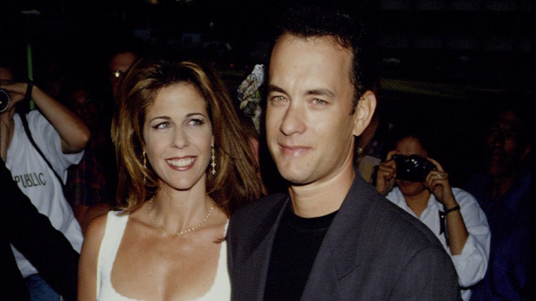 Rita Wilson and Tom Hanks in June 1993