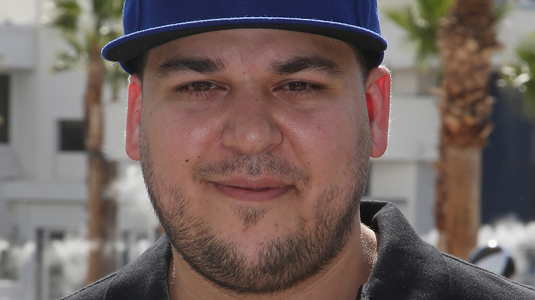 Rob Kardashian attends an event