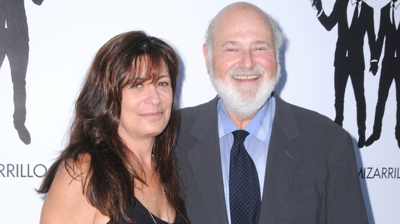 Michelle Singer Reiner and Rob Reiner smiling together