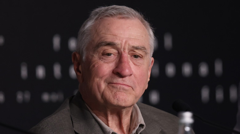 Robert De Niro sits on a panel