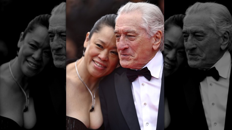 Tiffany Chen leaning on Robert De Niro