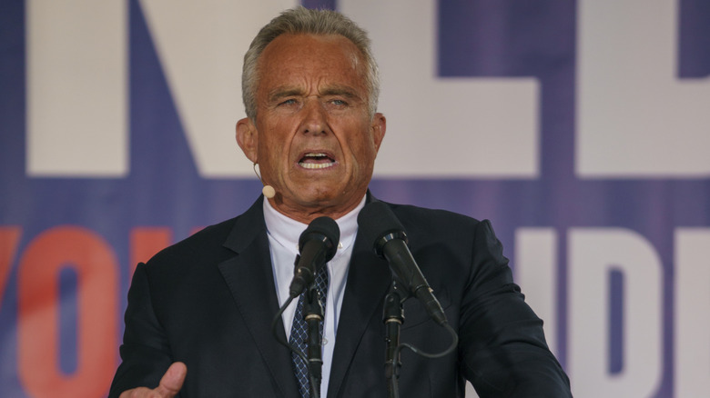 Robert F. Kennedy Jr. giving a speech