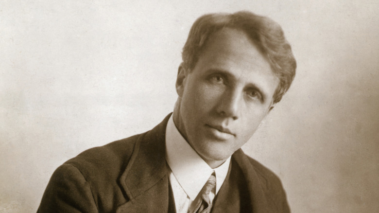 Portrait of Robert L. Frost (1874-1964), American poet who wrote 