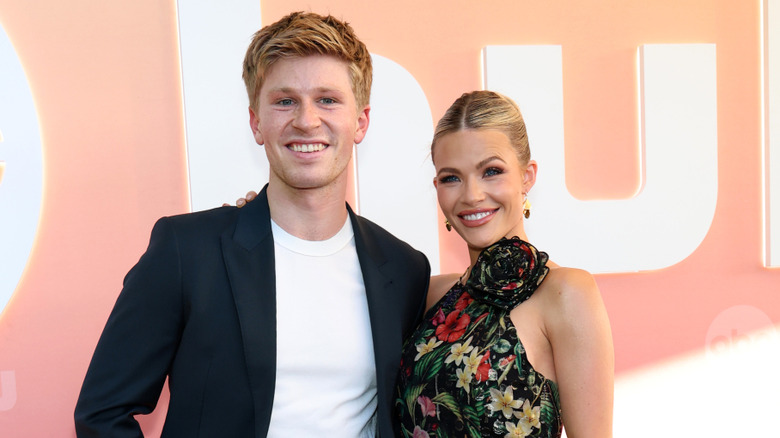 Robert Irwin and Witney Carson posing together in 2025