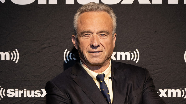 Robert Kennedy Jr. in suit at Sirius XM event