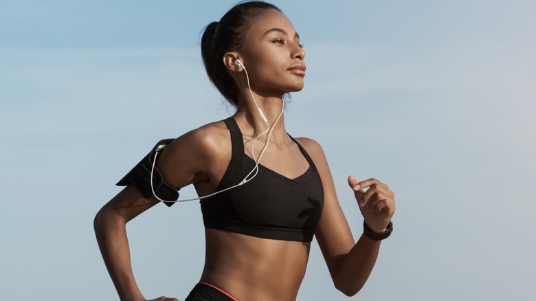 Woman running