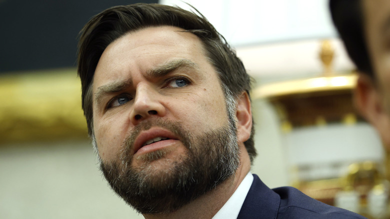 JD Vance looking confused
