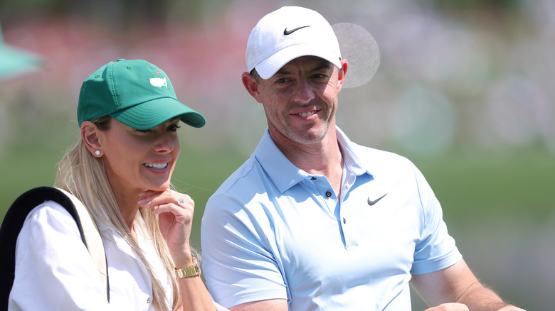 Erica Stoll and Rory McIlroy smiling together