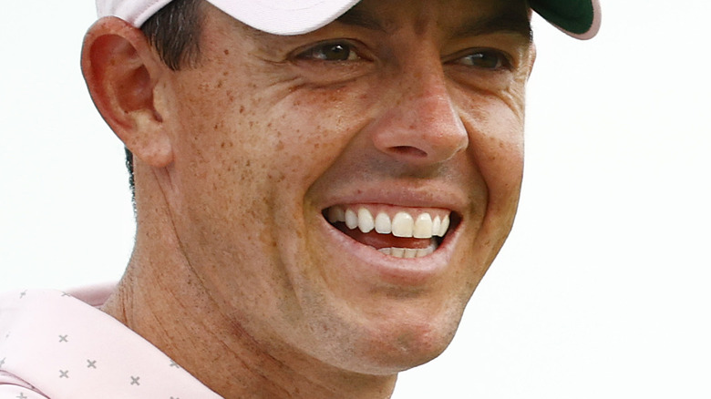 Rory McIlroy laughing