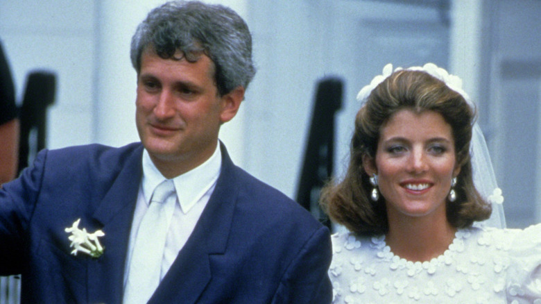 Caroline Kennedy and Edwin Schlossberg on their wedding day