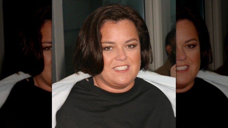 Closeup of Rosie O'Donnell smiling