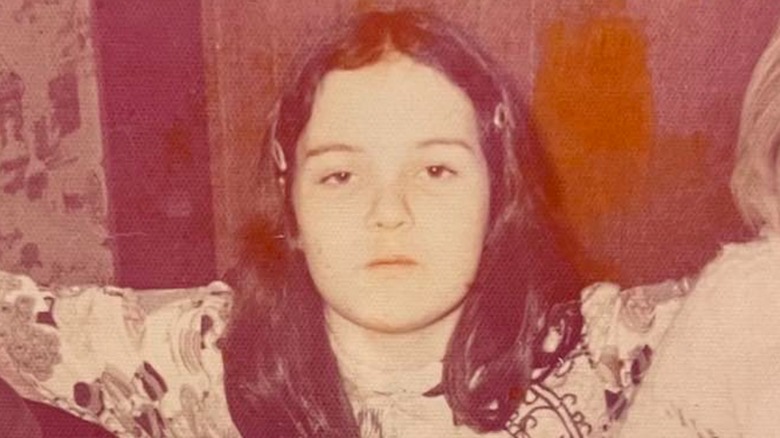 Closeup of Rosie O'Donnell as a child