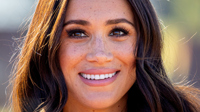 Meghan Markle smiling