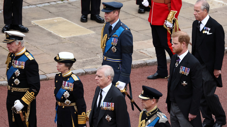 Royal family Queen Elizabeth funeral