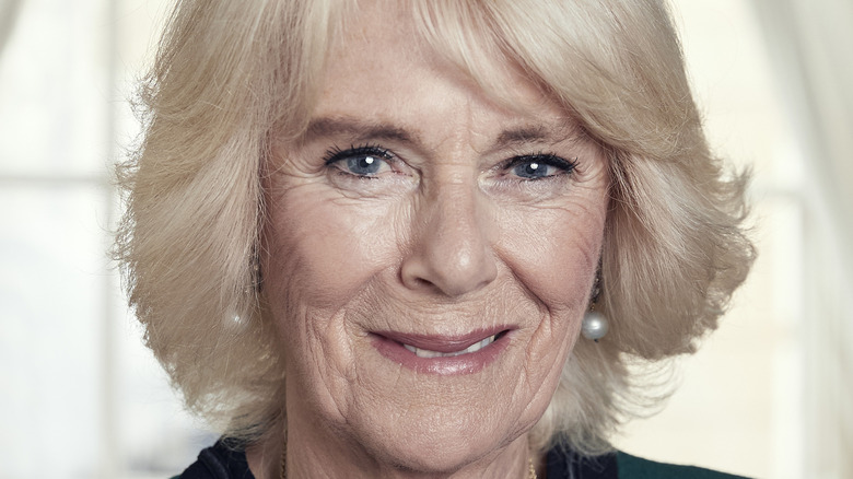 Camilla Parker Bowles smiling