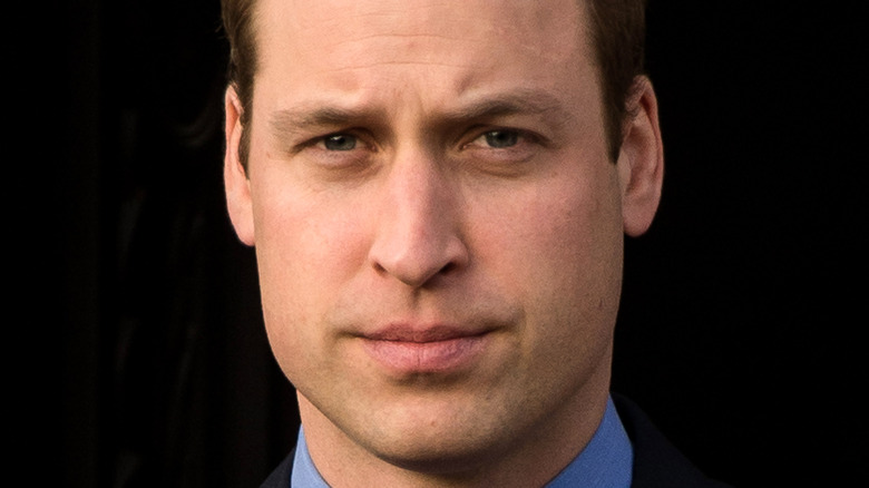 Prince William posing 