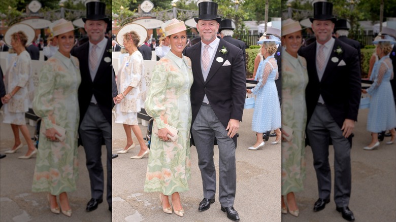 Zara Tindall and Mike Tindall attend day one of Royal Ascot 2023 at Ascot Racecourse in Ascot, England (2023)