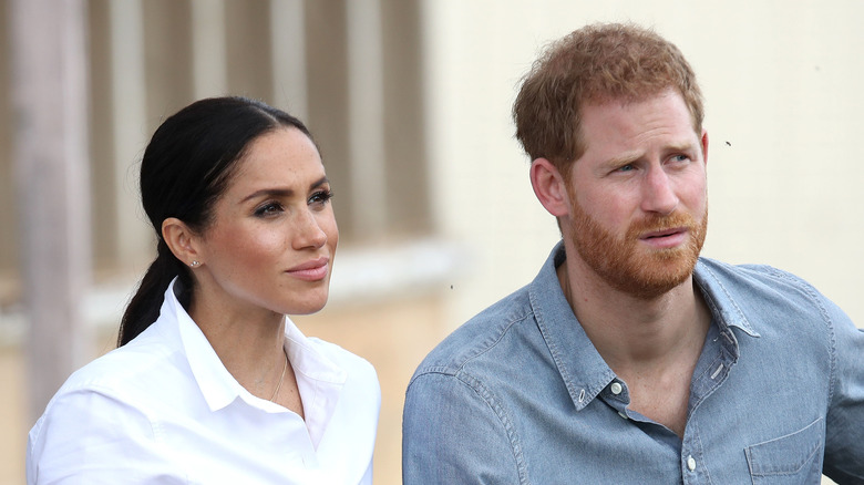 Meghan Markle and Prince Harry at an event.