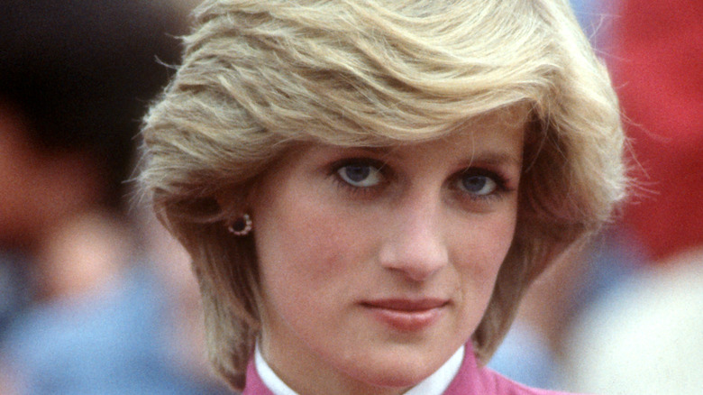 Princess Diana looking slightly away from the camera