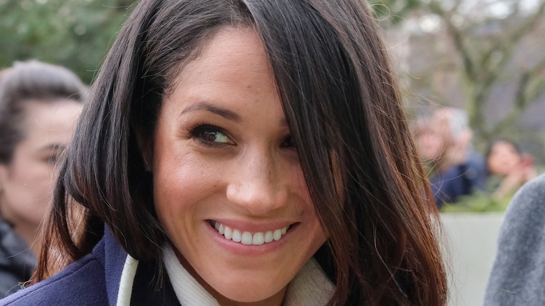 Meghan Markle smiling