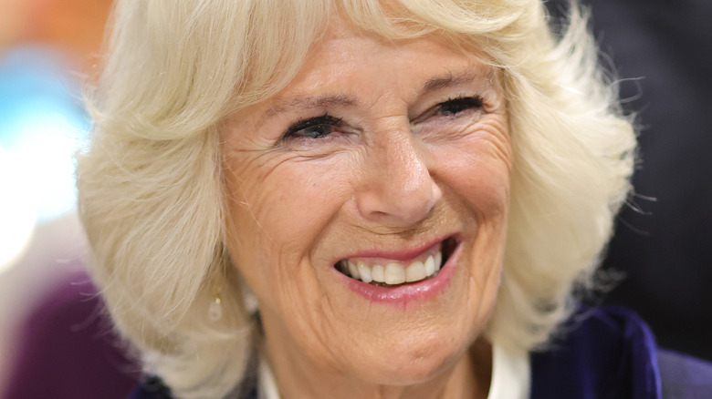 Camilla Parker Bowles smiling