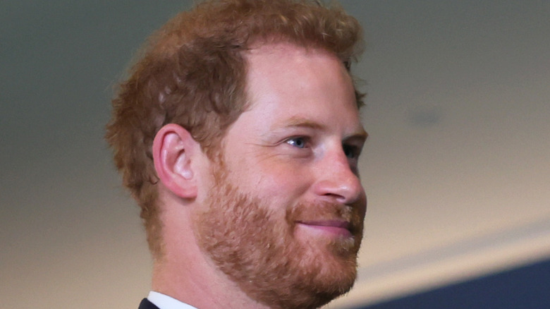 Prince Harry smiling