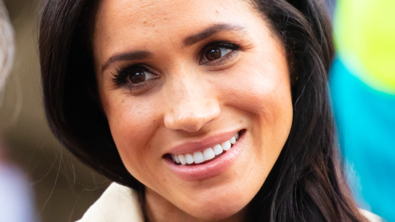 Meghan Markle smiling