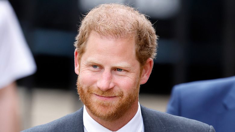 Prince Harry smiling