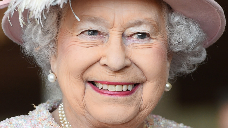 Queen Elizabeth smiling 