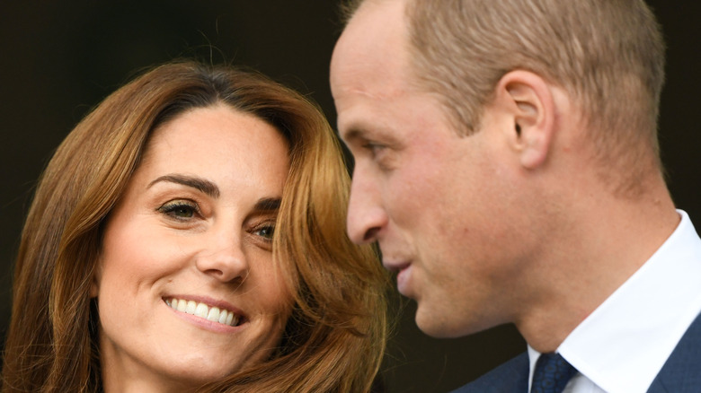 Kate Middleton and Prince William smiling 