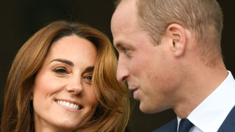 Kate Middleton and Prince William smiling