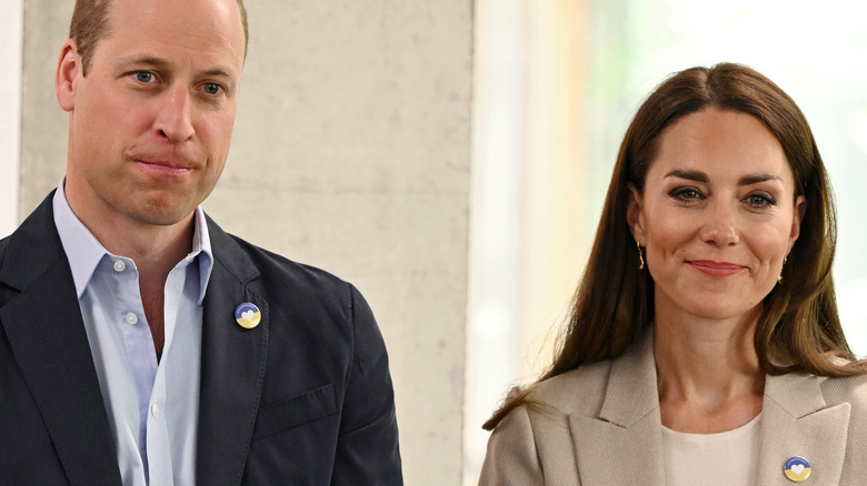 Prince William and Kate Middleton at event